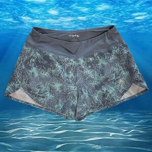 Reel Legends Offshore Women's Ladies Water Swim Shorts Fishing Blue Size Large